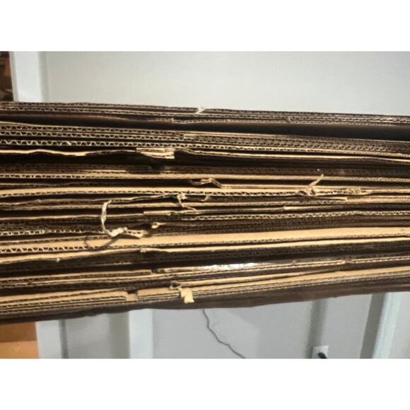 20 Long Corrugated Boxes 24 x 8 x 8 Tops Off Reselling Organization - Picture 3 of 3